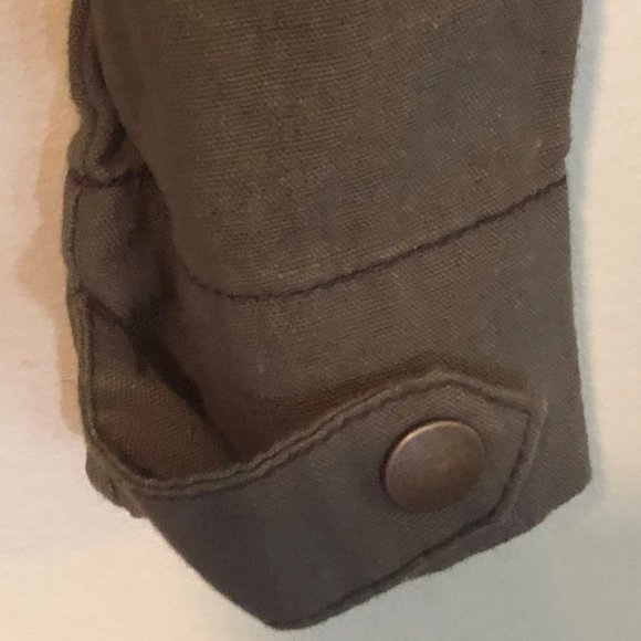 CUTE ARMY GREEN JACKET WITH CUTOUTS NWT SIZE M - Picture 3 of 9